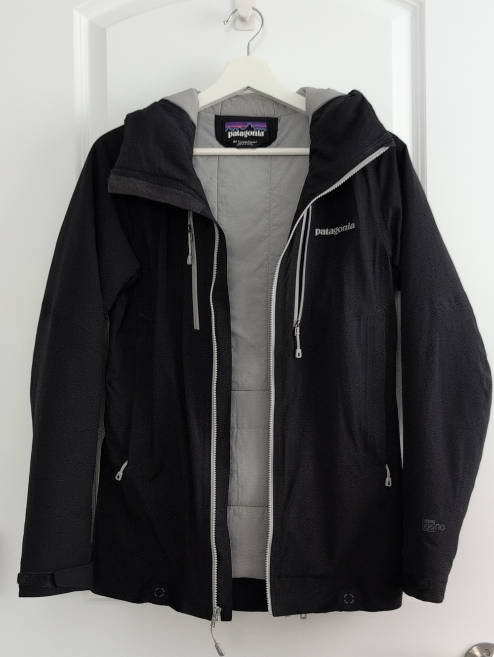 Patagonia Women's Black Wind & Waterproof H2No Jacket